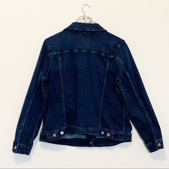 Levi’s Blue Dark Wash Denim Jean Jacket Size XL - Picture 8 of 12